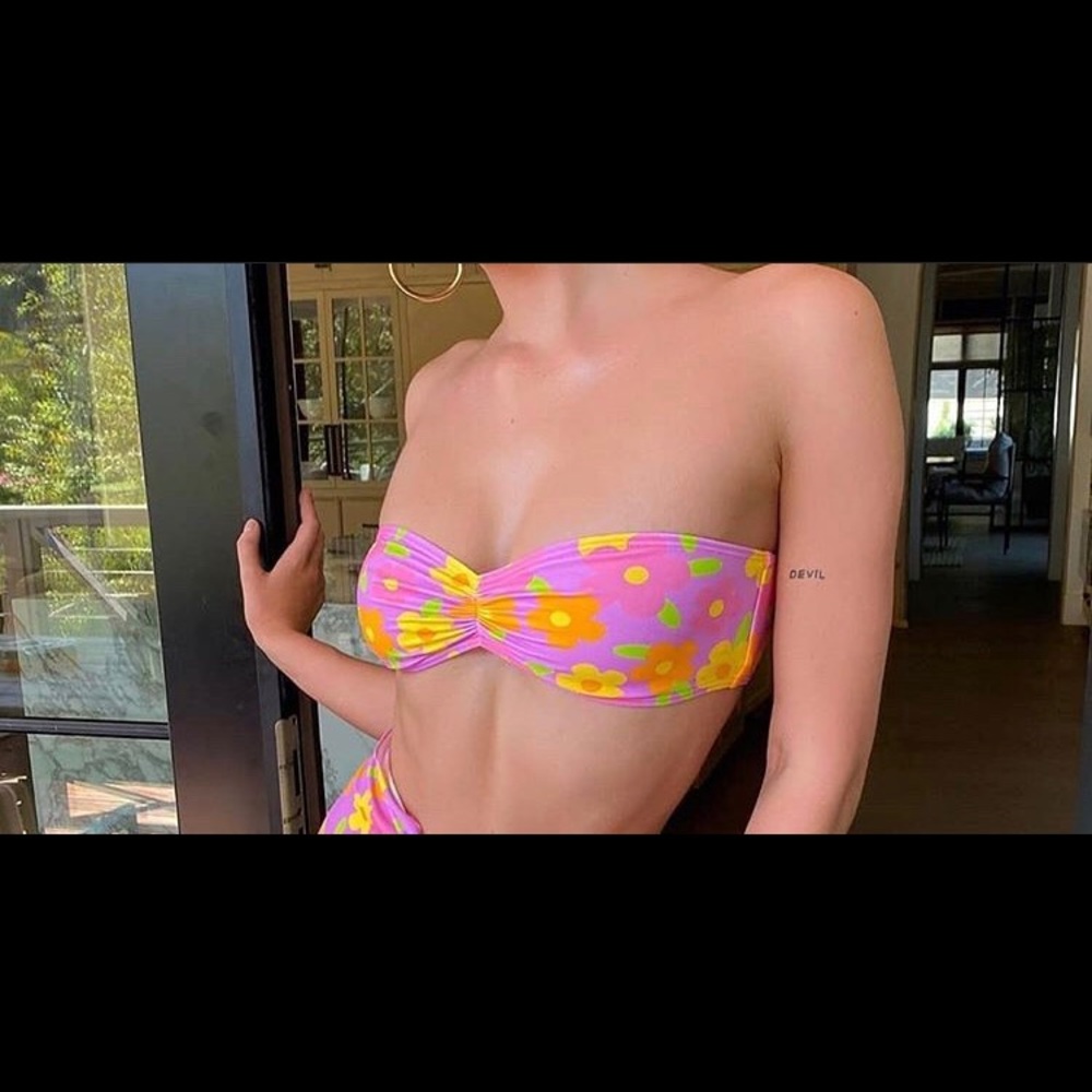 Glitter beach bandeau-never worn